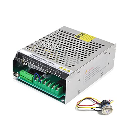 MRVAKDYDI CNC-Spindelmotor-Bausatz, DC-Spindel-Stromversorgung 220/110 mit Drehzahlregelung Ma-ch3 CNC Einstellbares Schaltnetzteil von MRVAKDYDI