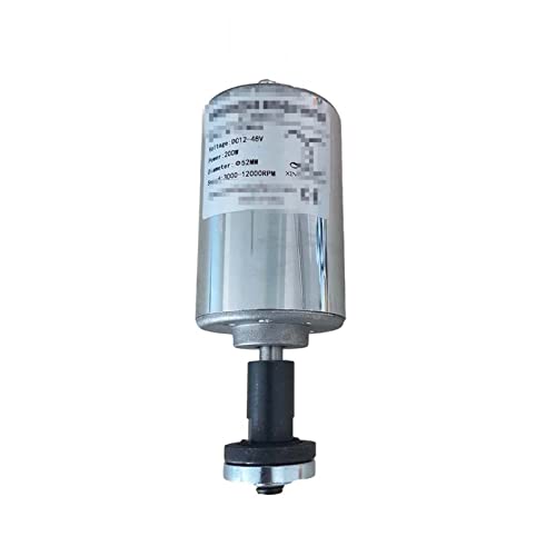 MRVAKDYDI CNC-Spindelmotor-Bausatz, Luftgekühlte 0,2 kW CNC-Spindel, Motor-Winkelschleifer-Kit, 200-W-Spindel, 52 mm Klemme/Stromversorgung, Drehzahlregler(Package 1) von MRVAKDYDI