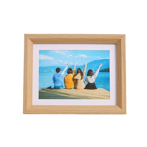 MRVAKDYDI Foto-Bilderrahmen anzeigen, Holz-Fotorahmen, A3, A4, Mehrfarbig, mehrere Größen, Wand-Display, Heimdekoration(Original Wood,A4 (21x29.7cm)) von MRVAKDYDI