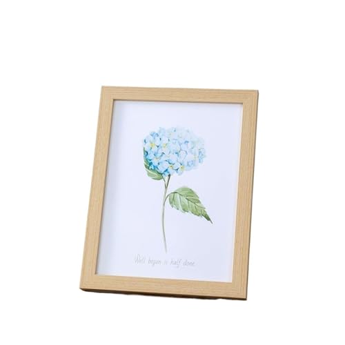 MRVAKDYDI Foto-Bilderrahmen anzeigen, Holz-Fotorahmen for Aufhängen an der Wand, 10 x (15–25) cm, A4, Mehrfarbig, 0,4 x 9 x (5–45) mm, kommerzielle Nutzung(Style F,Color-14) von MRVAKDYDI