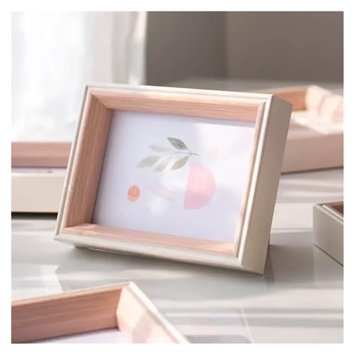 MRVAKDYDI Foto-Bilderrahmen anzeigen, Holz-Fotorahmen for Aufhängen an der Wand und for den Tisch, 5–12 Zoll, Mehrfarbig(Red,7-inch) von MRVAKDYDI