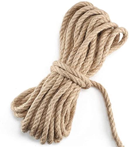 MRVAKDYDI Gartenschnur Juteschnur Juteschnur Schnur, Hanf-Jute-Seil, 10 mm, natürlich, for Outdoor-Bastelarbeiten, Gartenarbeit, Klettern, Katzenkratzen, 10 m MRVAKDYDI Gartenschnur Juteschnur Juteschnur Schnur, Hanf-Jute-Seil, 10 mm, natürlich, for Outdoor-Bastelarbeiten, Gartenarbeit, Klettern, Katzenkratzen, 10 m von MRVAKDYDI