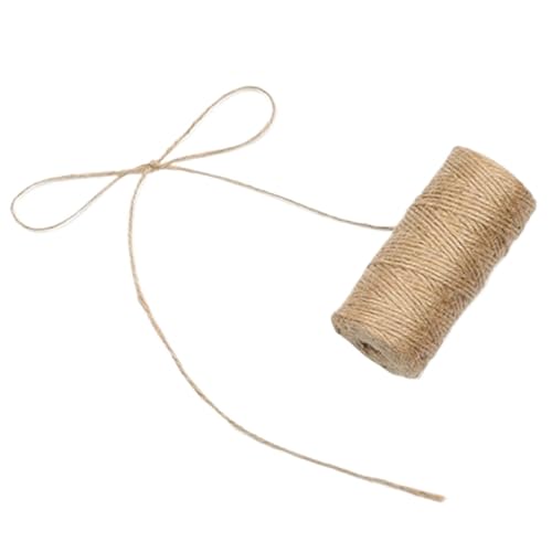 MRVAKDYDI Gartenschnur Juteschnur Juteschnur Schnur, Hanfschnur, 2 mm dick, 91,4 m, for Bastelarbeiten, Dekoration, Spielzeugteile MRVAKDYDI Gartenschnur Juteschnur Juteschnur Schnur, Hanfschnur, 2 mm dick, 91,4 m, for Bastelarbeiten, Dekoration, Spielzeugteile von MRVAKDYDI