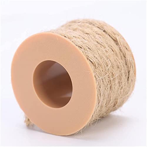 MRVAKDYDI Gartenschnur Juteschnur Juteschnur Schnur, Jute Hanf Sackleinen Seil Schnur String Macrame Fallschirmschnüre Wrapping Thread DIY Handwerk 5M(015m) von MRVAKDYDI