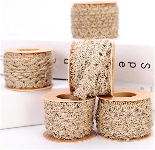 MRVAKDYDI Gartenschnur Juteschnur Juteschnur Schnur, Jute Hanf Sackleinen Seil Schnur String Macrame Fallschirmschnüre Wrapping Thread DIY Handwerk 5M(055m) von MRVAKDYDI