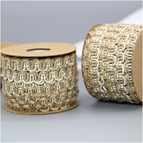 MRVAKDYDI Gartenschnur Juteschnur Juteschnur Schnur, Jute Hanf Sackleinen Seil Schnur String Macrame Fallschirmschnüre Wrapping Thread DIY Handwerk 5M(085m) von MRVAKDYDI