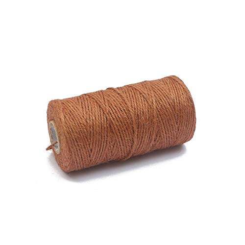 MRVAKDYDI Gartenschnur Juteschnur Juteschnur Schnur, Jute Hanf Schnur Schnur Seil 2mm X 100 Meter Braun for Handwerk Gartenarbeit Decor Florist DIY MRVAKDYDI Gartenschnur Juteschnur Juteschnur Schnur, Jute Hanf Schnur Schnur Seil 2mm X 100 Meter Braun for Handwerk Gartenarbeit Decor Florist DIY von MRVAKDYDI