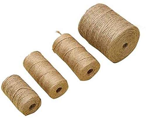 MRVAKDYDI Gartenschnur Juteschnur Juteschnur Schnur, Jute Seil Schnur Schnur String 2mmx30-300 Meter for Handwerk DIY Gartenarbeit Wohnkultur(2mm 100m) von MRVAKDYDI
