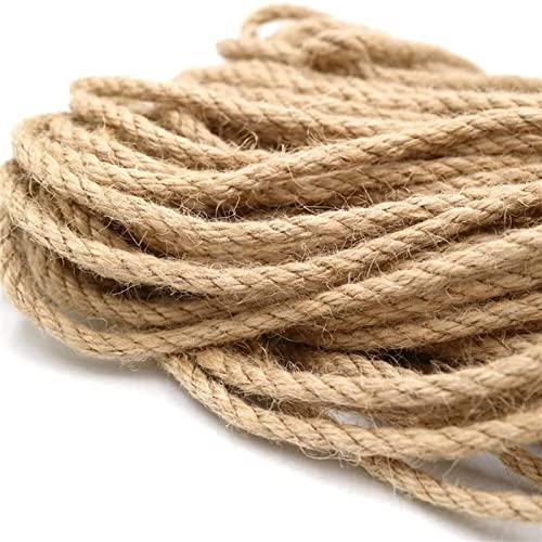 MRVAKDYDI Gartenschnur Juteschnur Juteschnur Schnur, Natürliche Jute-Schnur-Seilschnur for DIY-Handwerk, Gartenarbeit, Geschenkpapier, Hochzeitsdekor, mehrere Größen(2mm 50meter) von MRVAKDYDI