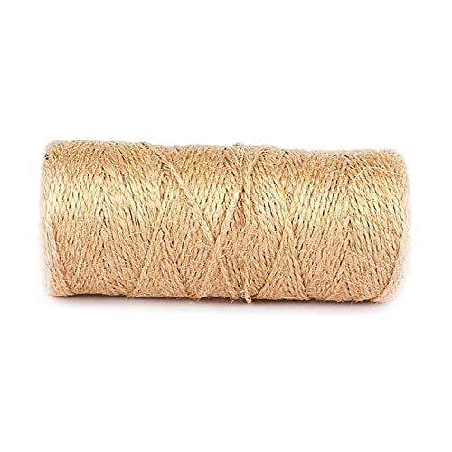 MRVAKDYDI Gartenschnur Juteschnur Juteschnur Schnur, Natürliche Juteschnur Hanfseil 100M for Party Hochzeit Geschenkverpackung DIY Handwerk Florist Dekor MRVAKDYDI Gartenschnur Juteschnur Juteschnur Schnur, Natürliche Juteschnur Hanfseil 100M for Party Hochzeit Geschenkverpackung DIY Handwerk Florist Dekor von MRVAKDYDI