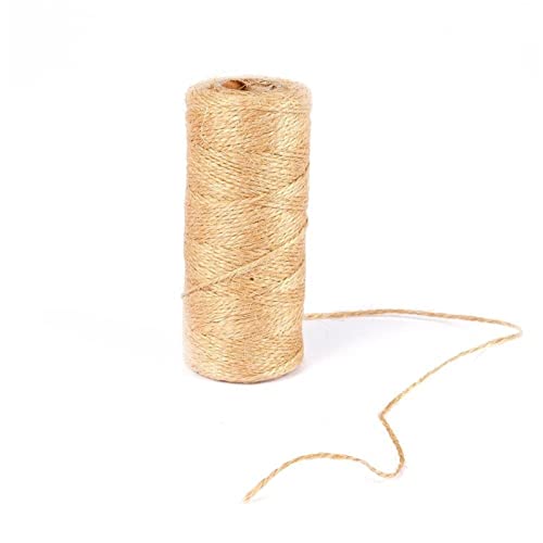 MRVAKDYDI Gartenschnur Juteschnur Juteschnur Schnur, Natürliche Juteschnur Hanfseil Rolle 200m Jute Farbe for Handwerk Dekor Gartenarbeit DIY MRVAKDYDI Gartenschnur Juteschnur Juteschnur Schnur, Natürliche Juteschnur Hanfseil Rolle 200m Jute Farbe for Handwerk Dekor Gartenarbeit DIY von MRVAKDYDI