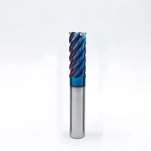 MRVAKDYDI Hartmetall-Schaftfräser CNC-Fräser-Bohrköpfe, 6 flöten Schaftfräser HRC65 4/12mm Legierung Hartmetall Fräsen Wolfram Stahl Fräsen CNC Schneiden(4X16X75) von MRVAKDYDI