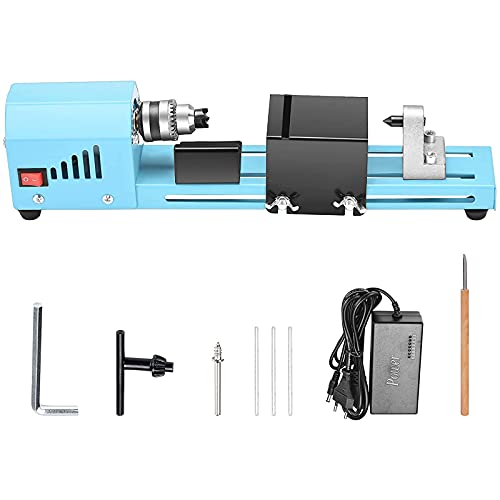 MRVAKDYDI Mini-Holzdrehmaschine, 150 W Mini-Drehmaschine, Perlen-Poliermaschine for die Holzbearbeitung, Fräsen, Schleifen, Polieren, Bohren, Drehwerkzeug-Set, DC12-24 V MRVAKDYDI Mini-Holzdrehmaschine, 150 W Mini-Drehmaschine, Perlen-Poliermaschine for die Holzbearbeitung, Fräsen, Schleifen, Polieren, Bohren, Drehwerkzeug-Set, DC12-24 V von MRVAKDYDI