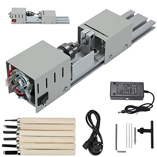 MRVAKDYDI Mini-Holzdrehmaschine, DIY Holz Drehmaschine 12-24V 96W Variable Geschwindigkeit Set Mit Zubehör for Holzbearbeitung MRVAKDYDI Mini-Holzdrehmaschine, DIY Holz Drehmaschine 12-24V 96W Variable Geschwindigkeit Set Mit Zubehör for Holzbearbeitung von MRVAKDYDI