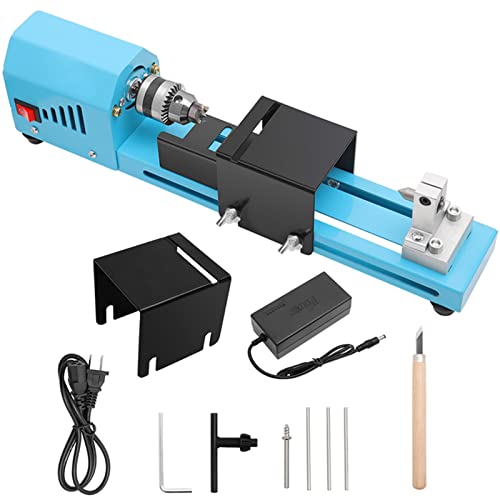 MRVAKDYDI Mini-Holzdrehmaschine, Holz Metall Drehmaschine 150W DC12V-24V for CNC Perlen Polieren Fräsen Schleifen DIY Handwerk MRVAKDYDI Mini-Holzdrehmaschine, Holz Metall Drehmaschine 150W DC12V-24V for CNC Perlen Polieren Fräsen Schleifen DIY Handwerk von MRVAKDYDI