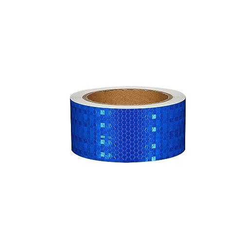 MRVAKDYDI Reflexband für den Außenbereich, Reflektierendes Klebeband, 5 cm x 10 m, Mehrfarbig(Blue) von MRVAKDYDI