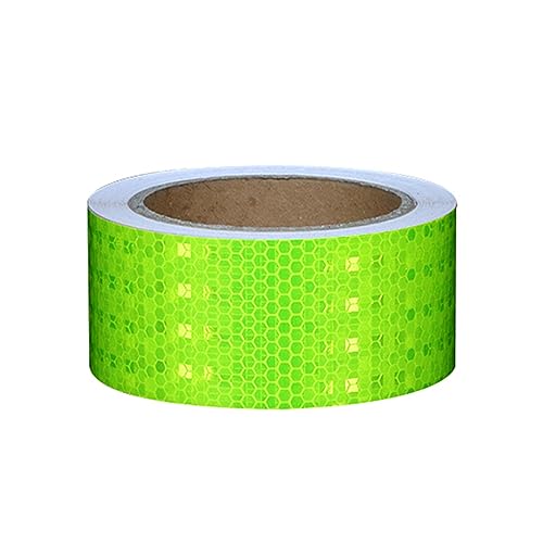 MRVAKDYDI Reflexband für den Außenbereich, Reflektierendes Klebeband, 5 cm x 10 m, Mehrfarbig(Green B) von MRVAKDYDI