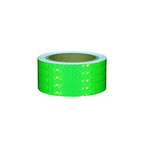 MRVAKDYDI Reflexband für den Außenbereich, Reflektierendes Klebeband, 5 cm x 10 m, Mehrfarbig(Green a) von MRVAKDYDI