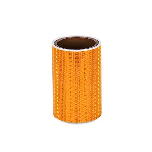 MRVAKDYDI Reflexband für den Außenbereich, Reflektierendes Klebeband 15 cm x 3 Meter Mehrfarbig(Yellow) von MRVAKDYDI