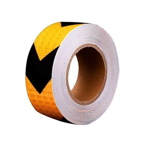MRVAKDYDI Reflexband für den Außenbereich, Reflektierendes PVC-Klebeband, 5,1 cm x 24,9 m, Mehrfarbig(A) von MRVAKDYDI