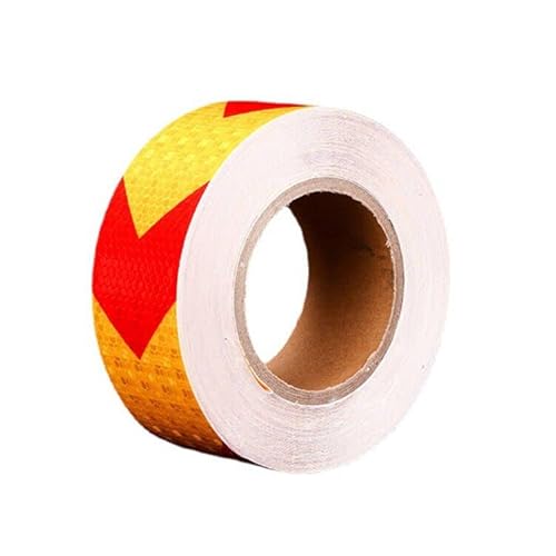 MRVAKDYDI Reflexband für den Außenbereich, Reflektierendes PVC-Klebeband, 5,1 cm x 24,9 m, Mehrfarbig(C) von MRVAKDYDI