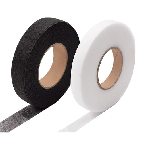 MRVAKDYDI Säumband Bügelband zum Bügeln, 100 m doppelseitiges Stoff-Fusing-Saumband, 15–30 mm, Klebeband, ohne Nähen, Rolle for Nähen von Kleidungsstücken(White,30mm) von MRVAKDYDI