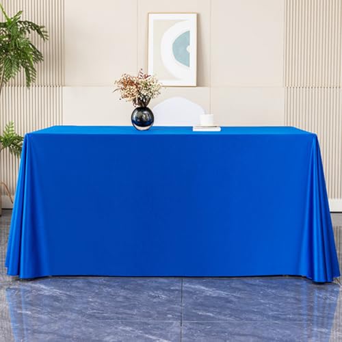 MRVAKDYDI Stick Baumwolle und Tischtuch, Esstischabdeckung for Café-Restaurant-Buffet-Tischdekoration(Blue,118.1 x 78.7 inch) von MRVAKDYDI