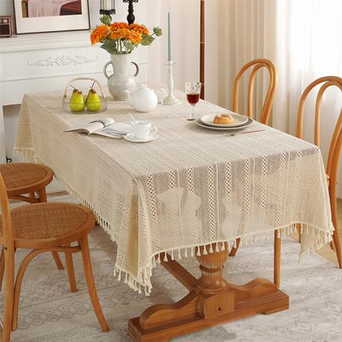 MRVAKDYDI Stick Baumwolle und Tischtuch, abwaschbare Tischdecke for Küchen-Esstisch und Stuhl-Buffet-Dekoration(Stripe,70.9 x 70.9 inch) von MRVAKDYDI