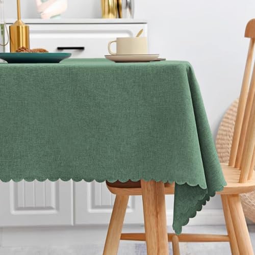 MRVAKDYDI Stick Baumwolle und Tischtuch, for Hotelparty-Bankett-Eventdekoration(Dark Green,70.9 x 63 inch) von MRVAKDYDI