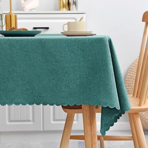 MRVAKDYDI Stick Baumwolle und Tischtuch, for Küchen-Esstischdekorationen(Blue Green,70.9 x 55.1 inch) von MRVAKDYDI