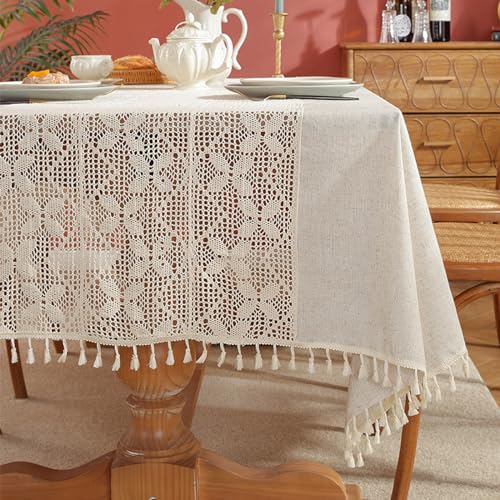 MRVAKDYDI Stick Baumwolle und Tischtuch, for den Tisch dient zur Küchentischdekoration(Jl-01,55.1 x 55.1 inch) von MRVAKDYDI