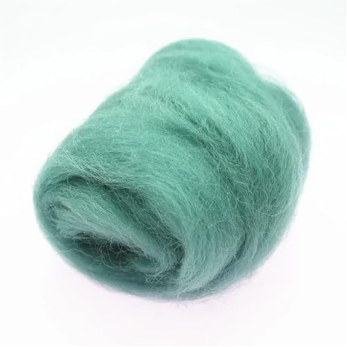 MRVAKDYDI Trockenfilzwolle, Nadelfilzwolle Roving Multicolor Mehrere Größen Wollfaser DIY Bastelmaterialien(22,50g) von MRVAKDYDI