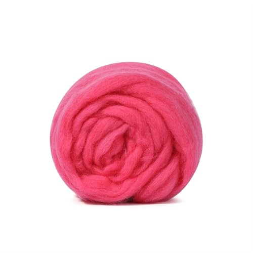 MRVAKDYDI Trockenfilzwolle, Spinnwolle Ball Roving Wollfaser for Nadelfilzmaterial DIY Handwerk Wolle 80g 1pc Multicolor(Type1) von MRVAKDYDI