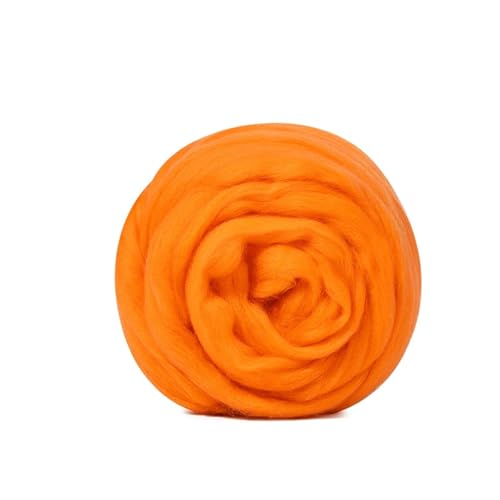 MRVAKDYDI Trockenfilzwolle, Spinnwolle Ball Roving Wollfaser for Nadelfilzmaterial DIY Handwerk Wolle 80g 1pc Multicolor(Type11) von MRVAKDYDI