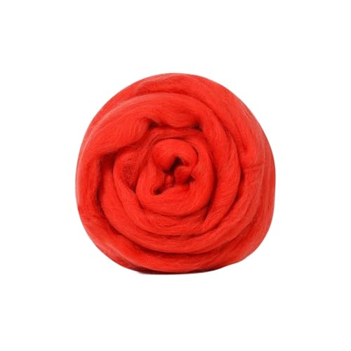 MRVAKDYDI Trockenfilzwolle, Spinnwolle Ball Roving Wollfaser for Nadelfilzmaterial DIY Handwerk Wolle 80g 1pc Multicolor(Type19) von MRVAKDYDI
