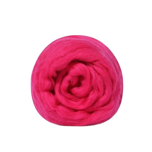 MRVAKDYDI Trockenfilzwolle, Spinnwolle Ball Roving Wollfaser for Nadelfilzmaterial DIY Handwerk Wolle 80g 1pc Multicolor(Type4) von MRVAKDYDI