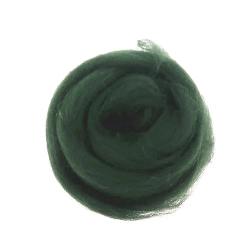 MRVAKDYDI Trockenfilzwolle, Wollfaser Roving Nadelfilzen Spinnen DIY Handwerk Material Multicolor 10g/50g/100g(35,50g) von MRVAKDYDI