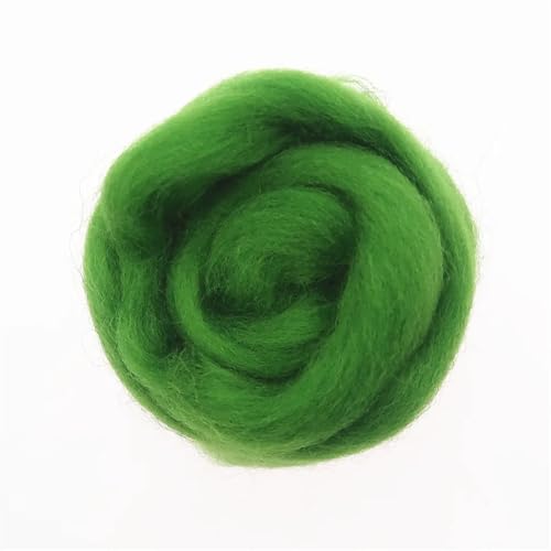 MRVAKDYDI Trockenfilzwolle, Wollfaser Roving Nadelfilzen Spinnen DIY Handwerk Material Multicolor 10g/50g/100g(36,50g) von MRVAKDYDI