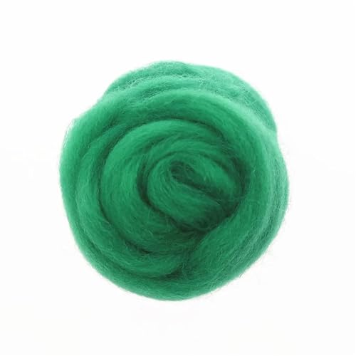 MRVAKDYDI Trockenfilzwolle, Wollfaser Roving Nadelfilzen Spinnen DIY Handwerk Material Multicolor 10g/50g/100g(54,100g) von MRVAKDYDI