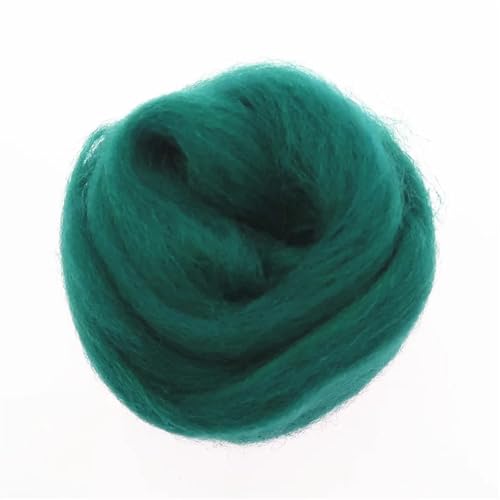 MRVAKDYDI Trockenfilzwolle, Wollfaser Roving Nadelfilzen Spinnen DIY Handwerk Material Multicolor 10g/50g/100g(96,10g) von MRVAKDYDI
