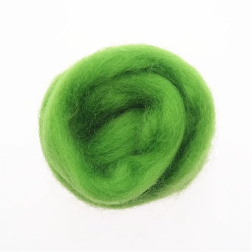 MRVAKDYDI Trockenfilzwolle, Wollfaser Roving Nadelfilzen Spinnen DIY Handwerk Material Multicolor 10g/50g/100g(98,10g) von MRVAKDYDI
