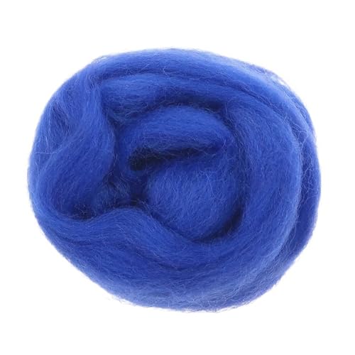 MRVAKDYDI Trockenfilzwolle, Wollfaser Roving for Nadelfilzen, Spinnen, Basteln, Mehrfarbig, 10 g/50 g/100 g(3,100g) von MRVAKDYDI