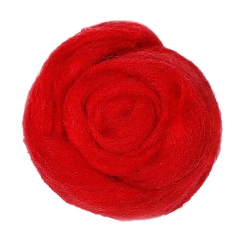 MRVAKDYDI Trockenfilzwolle, Wollroving for Nadelfilzen DIY Multicolor Mehrere Größen Geeignet for Anfänger(45,10g) von MRVAKDYDI