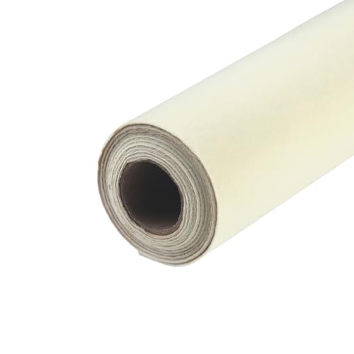 MRVAKDYDI Weicher Samtstoff mit Selbstklebender Rückseite, Beflockte Stoffrolle Multicolor 50x148cm for DIY und Schmuck(4 Beige) von MRVAKDYDI