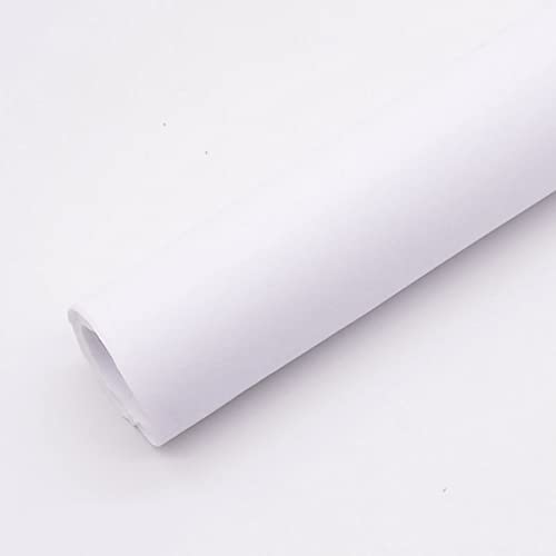 MRVAKDYDI Weicher Samtstoff mit Selbstklebender Rückseite, Beflockter Stoff for DIY Handwerk Schublade Liner Multicolor 50cm x 148cm(9 White) von MRVAKDYDI