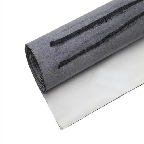 MRVAKDYDI Weicher Samtstoff mit Selbstklebender Rückseite, DIY Selbstklebende Samt Wildleder Stoff Liner Rolle Multicolor Mehrere Größen(Grey,20cm x 74cm) von MRVAKDYDI