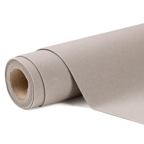 MRVAKDYDI Weicher Samtstoff mit Selbstklebender Rückseite, Samtstoff Multicolor 50x148cm for Basteln und Futtern(5 Gray) von MRVAKDYDI