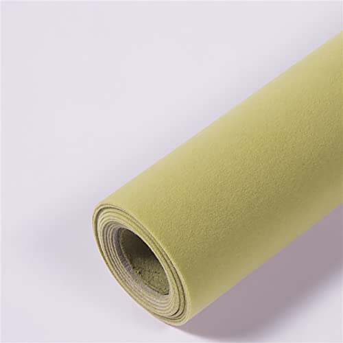 MRVAKDYDI Weicher Samtstoff mit Selbstklebender Rückseite, Selbstklebender, beflockter Samtstoff, 50 cm x 148 cm, Mehrfarbig(13khaki) von MRVAKDYDI