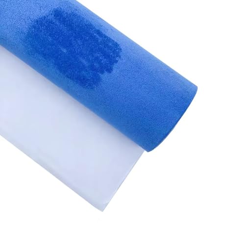 MRVAKDYDI Weicher Samtstoff mit Selbstklebender Rückseite, Selbstklebender synthetischer Wildlederstoff 20x70cm Mehrfarbig(SkyBlue) von MRVAKDYDI