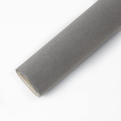 MRVAKDYDI Weicher Samtstoff mit Selbstklebender Rückseite, Stoff 19,68 x 58,26 Zoll (50 x 148 cm) 1,2 mm Mehrfarbig(3dark Gray) von MRVAKDYDI